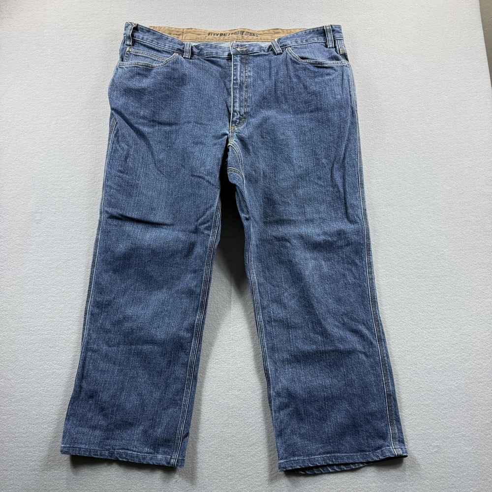 Duluth Trading Flex Ballroom Jeans Mens 44x30 (Fit 41x25) Relaxed Straight Leg